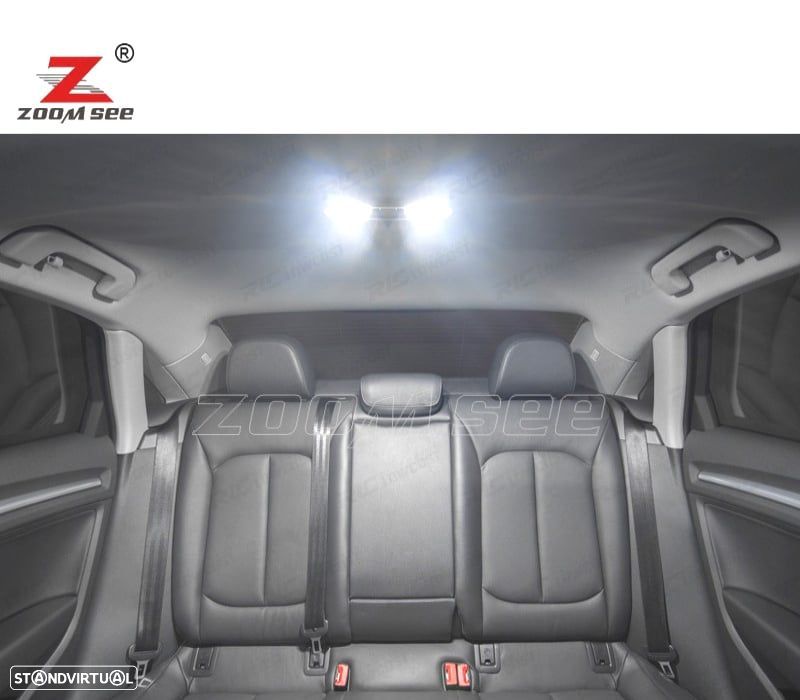 KIT 17 LAMPADAS LED INTERIOR PARA AUDI A3 S3 8 V SEDAN QUATTRO SPORTBACK LIMUSINA 14- - 6