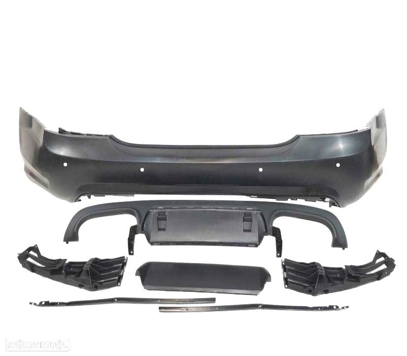 PARA-CHOQUES TRASEIRO MERCEDES CLASE S W221 05-11 LOOK AMG S65 PDC - 2