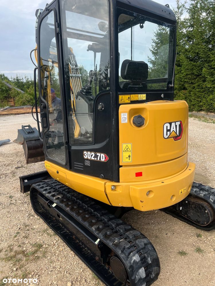 Caterpillar MINIKOPARKA CAT 302,7 gąsienicowa 2x łyżka Grabie WIERTNICA widły 303,5 Catepillar 305 koparka 3 5 tony sprowadzona 1 właściciel po serwisie BOBCAT SANNY YANMAR JCB KUBOTA mini koparka - 13