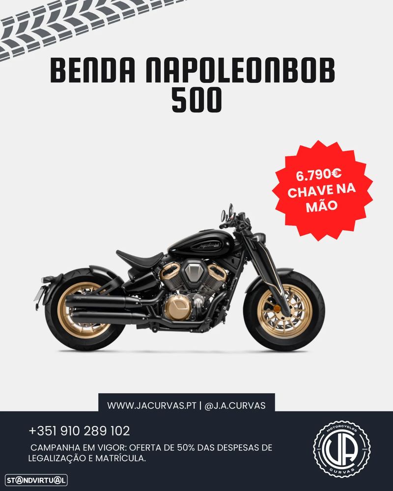 Benda Napoleon Bob 500 (CAMPANHA EM VIGOR)
