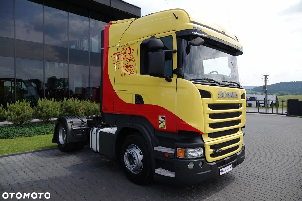 Scania R 450 / RETARDER  / HYDRAULIKA do wywrotu+ dwuobwodowa / KLIMA POSTOJOWA  / SPROWADZONA - 5