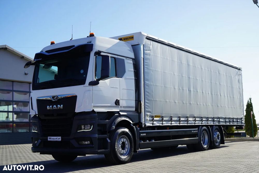 MAN TGX 26.520 / 6x2 / 9.3 M CORTINĂ / ACOPERIȘ RIDICABIL / AXĂ RIDICABILĂ / DIRECȚIE / NOU - 2
