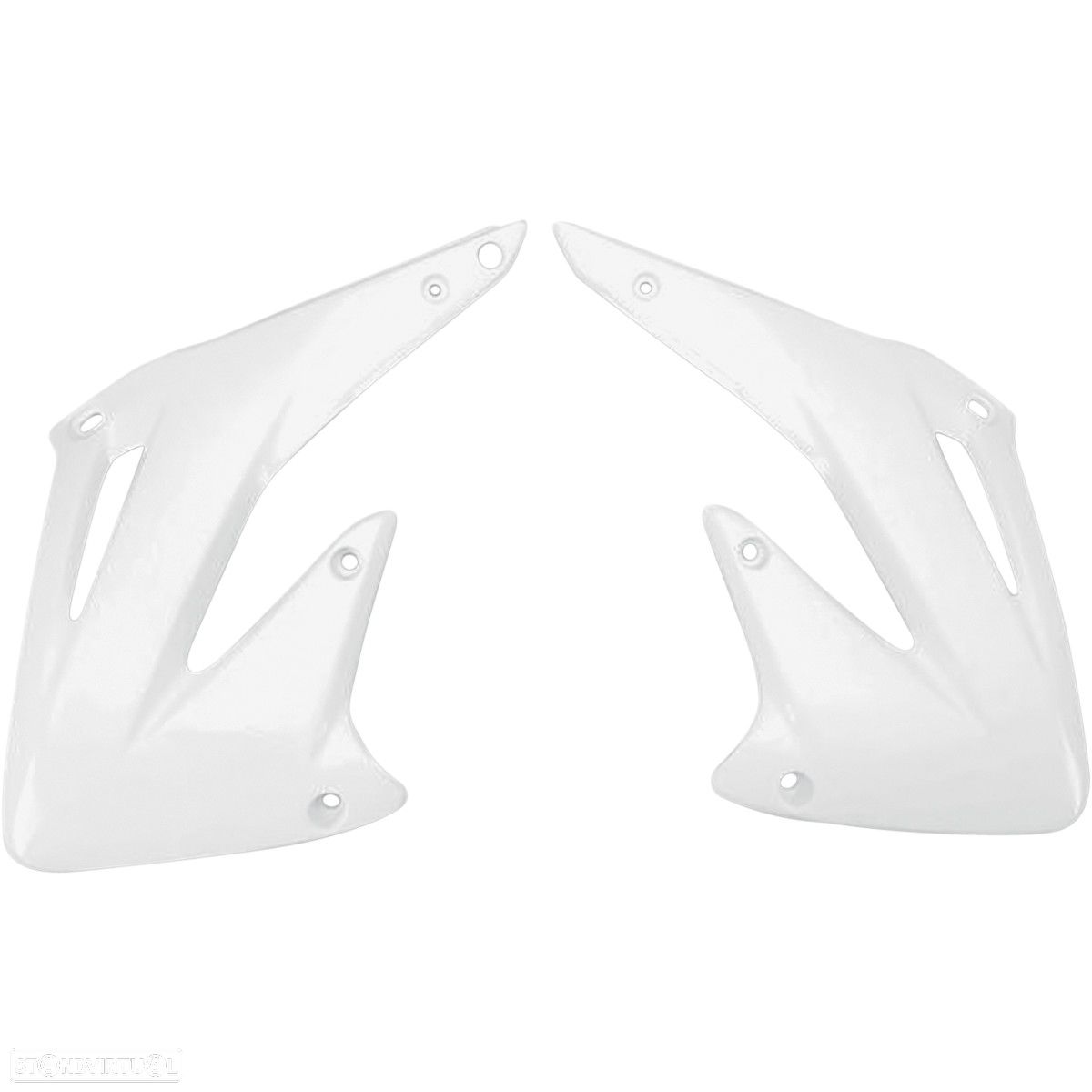 tampas laterais de radiador ufo branco honda crf 450 - 1
