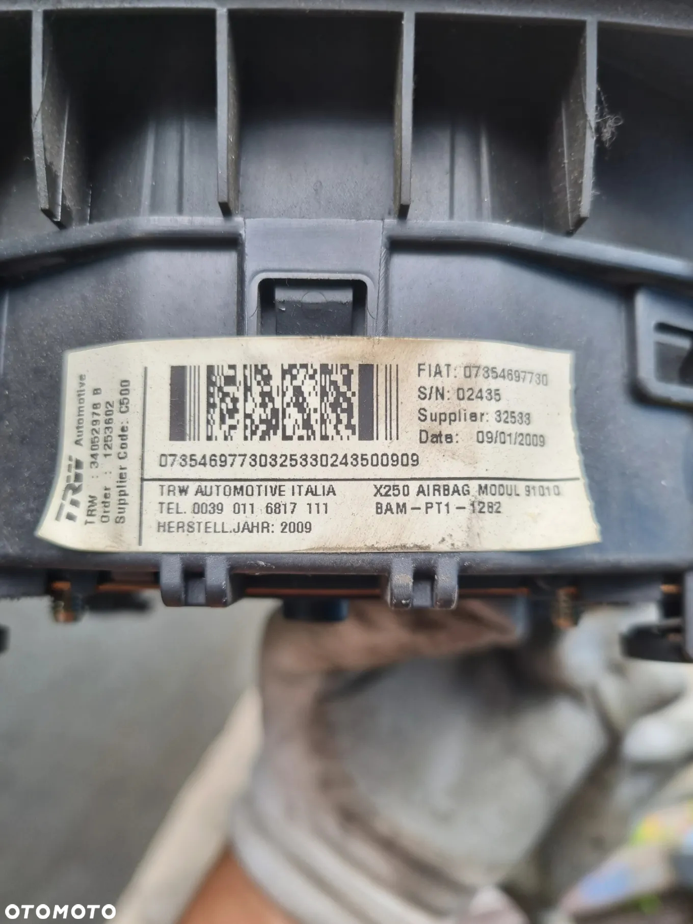 PODUSZKA AIRBAG DUCATO JUMPER BOXER 06r.+ - 3