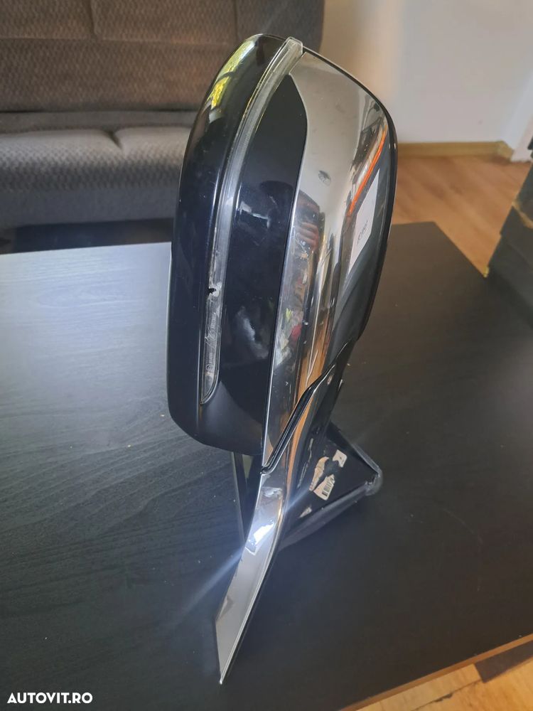 Oglinda retrovizoare exterioara stanga electrica fara sticla negru cu chrome Originala BMW G11+LCI G12+LCI 2016-2022 - 6