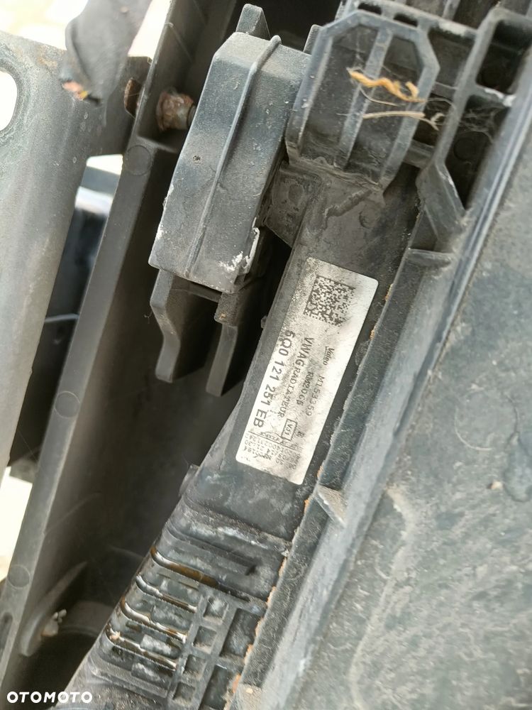 Pas Przedni Wzmocnienie Skoda Octavia 3 III 1.6 TDI Chłodnice Wentylator 5Q0959455AL 5Q0121203BT 5Q0121251EB - 21