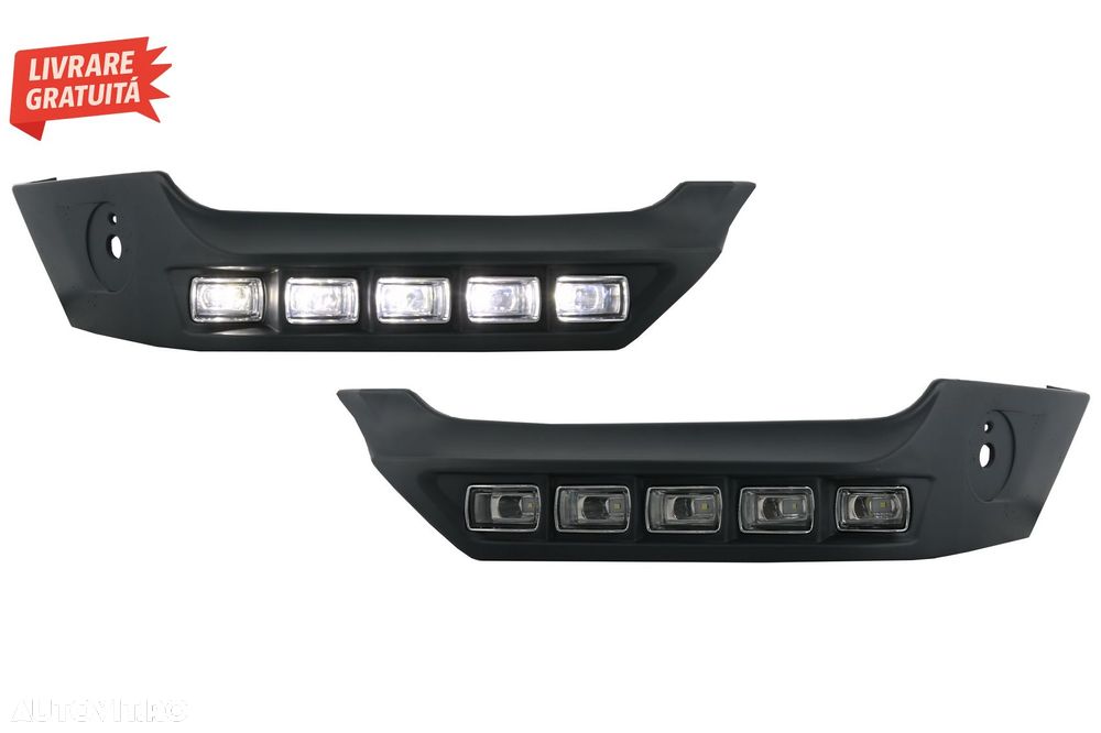 Prelungiri Bara Fata LED DRL Mercedes G-Class W463 (1989-up)- livrare gratuita - 1