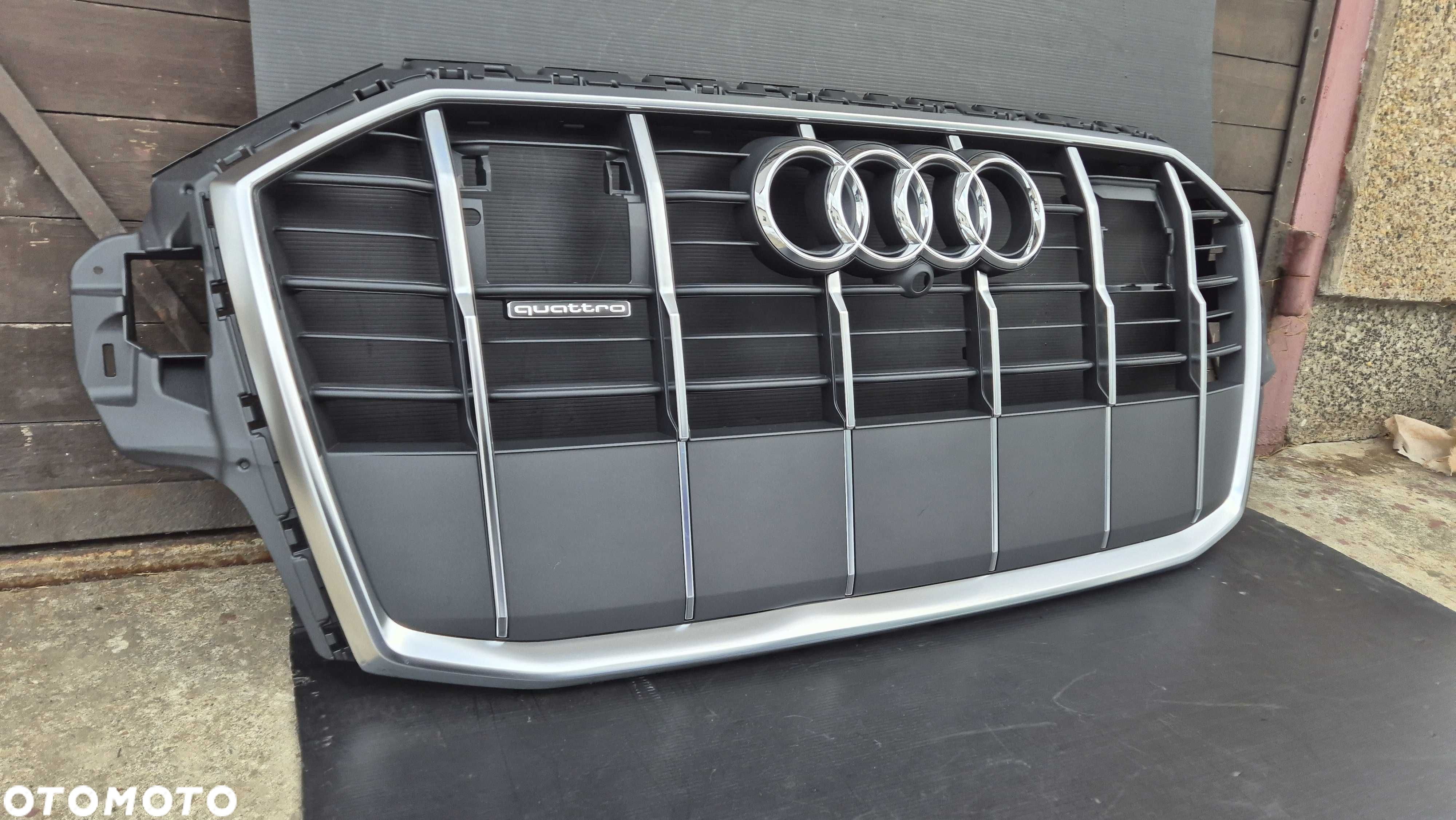 Atrapa chłodnicy GRILL Audi Q7 4M LIFT 19- OE CHROM Kamera Radar NOWA! - 1