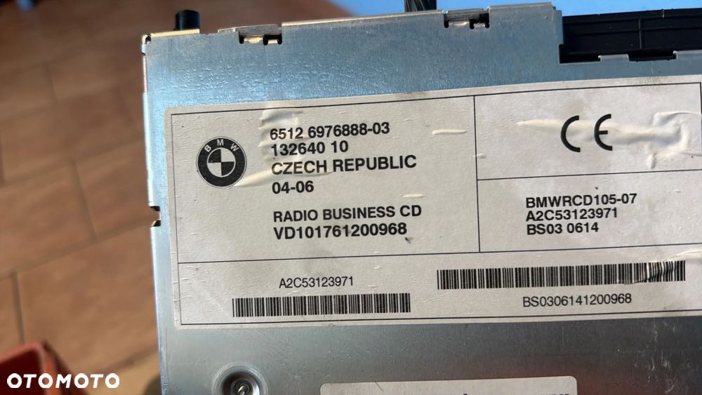 BMW X3 E83 RADIO FABRYCZNE 6976888 - 4