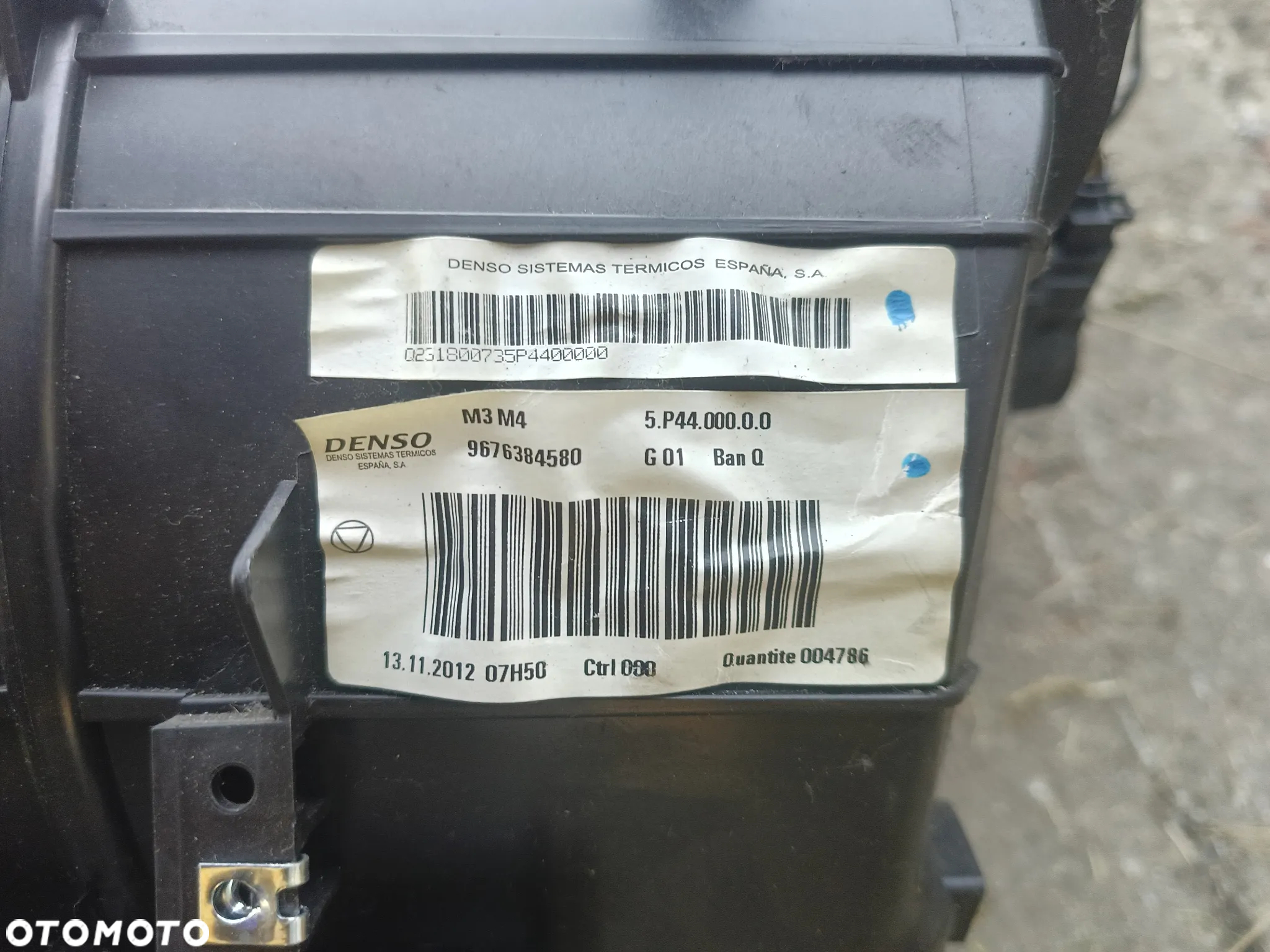 CITROEN C-ELYSEE I 2013R  NAGRZEWNICA KOMPLETNA  9676384580 EUROPA - 2