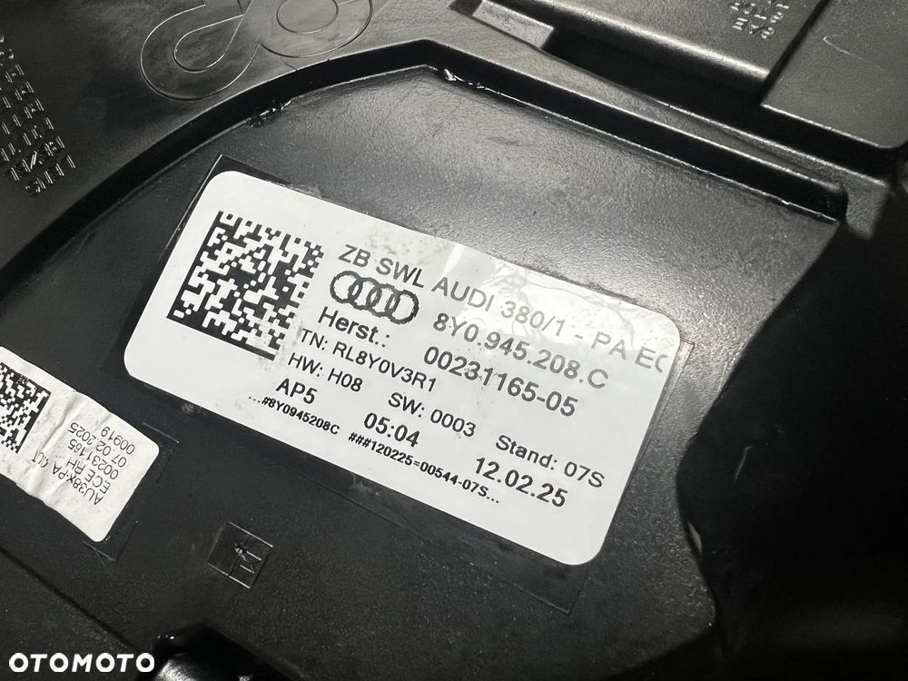 AUDI A3 RS3 8Y 8Y0 SEDAN LIFT lampy LED tył tylne KOMPLET 8Y0945207C 8Y0945307A 8Y0208C 8Y0945308A - 11