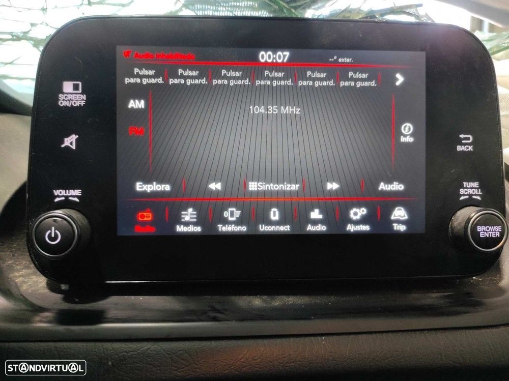 TELA/ECRÃ MULTIFUNÇÕES FIAT TIPO II (357) FAM MIRROR - 8