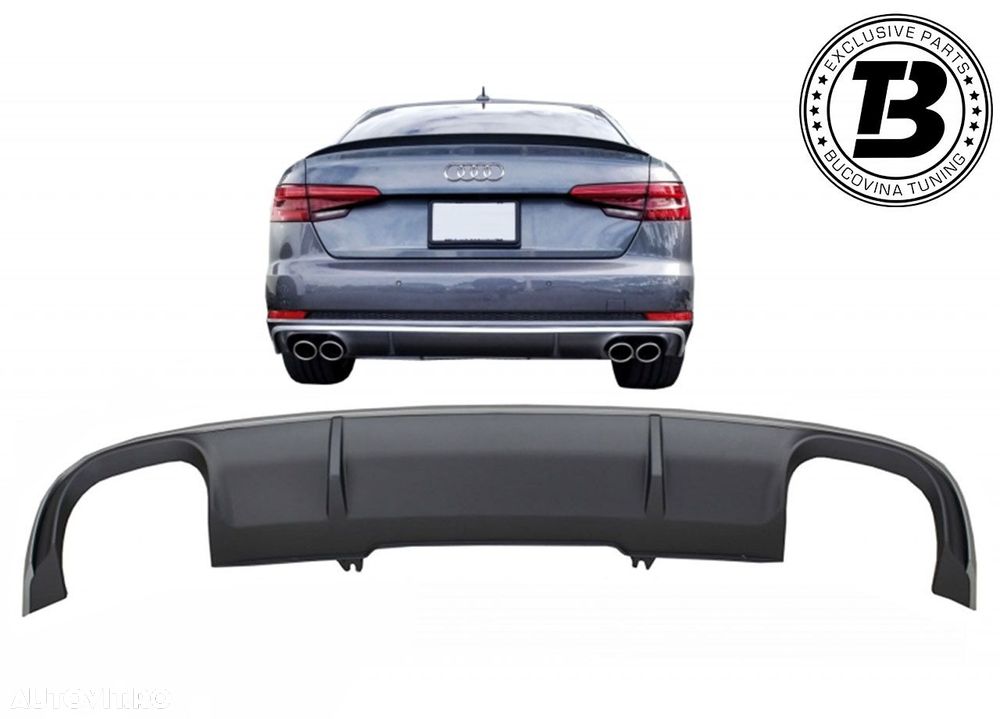 Difuzor Bara Spate compatibil cu Audi A4 B9 8W S4 Design - 8