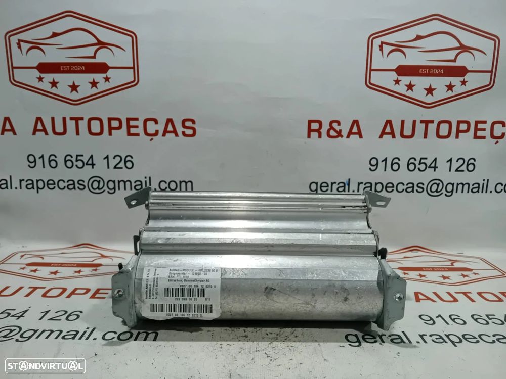 Airbag Tablier Pendura Passageiro Mercedes CLK W209 2098600005Q1O Original - 1