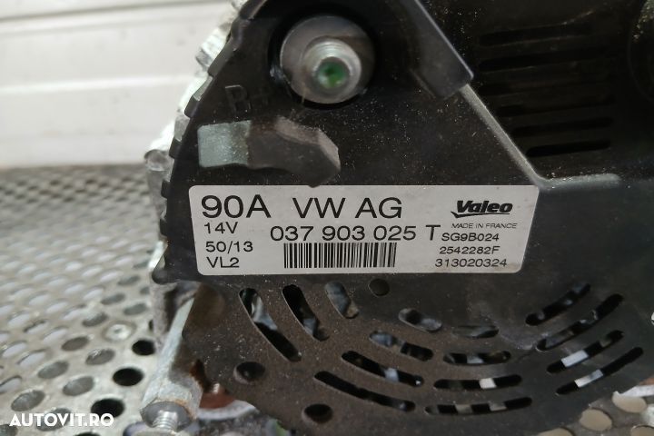 Alternator 90AVWAG 037903025T 2542282F SG9B024 90AVWAG 037903025T 254 - 6