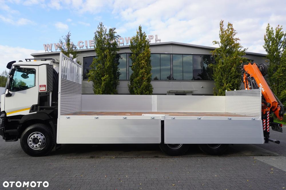 Renault C380 Comfort 6x4 / HDS Atlas 172.3E / Zasięg 12.3 m / Udźwig 6.1 t / Burtowy 17 EPAL - 3