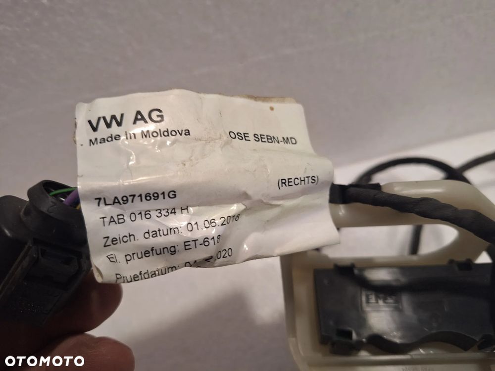 VW T6.1 ZAMEK DRZWI TYŁ PRAWE Z INSTALACJĄ 7LA843604F - 5