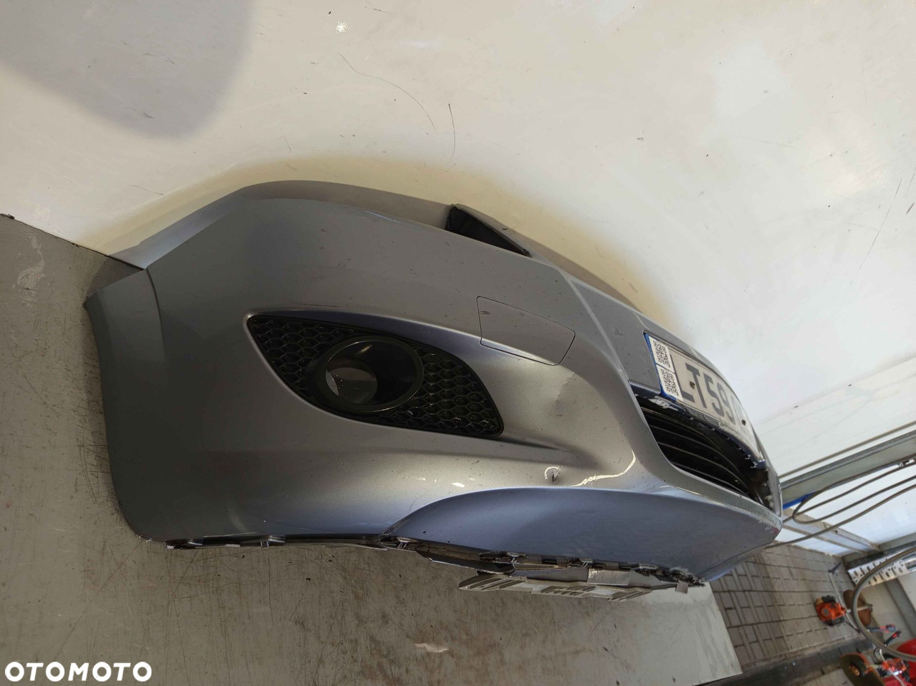 + ZDERZAK PRZÓD PRZEDNI OPEL ZAFIRA B 2 II LIFT FL Z163 SZARY HALOGENY - 2