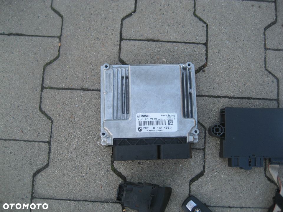 bmw x1 e84 09-12r 2,0 diesel n47d20c komputer silnika zestaw startowy 8512498 0281017550 - 3