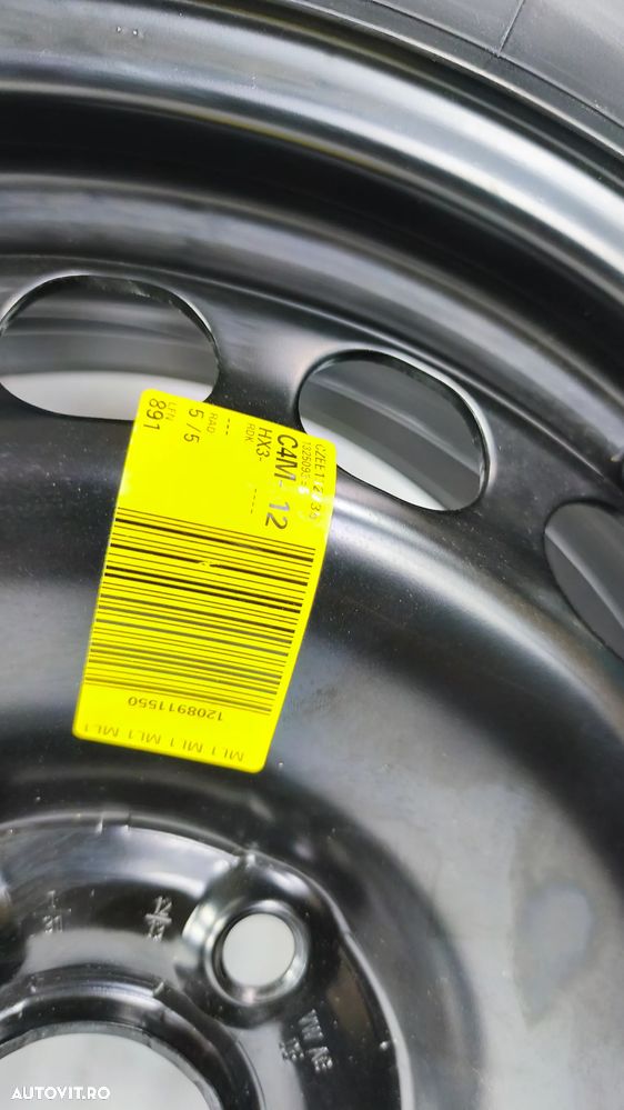 Roata de rezerva R16 61/2JX16H2 ET42 3C0601027 205/55  Volkswagen VW Passat B7 - 4