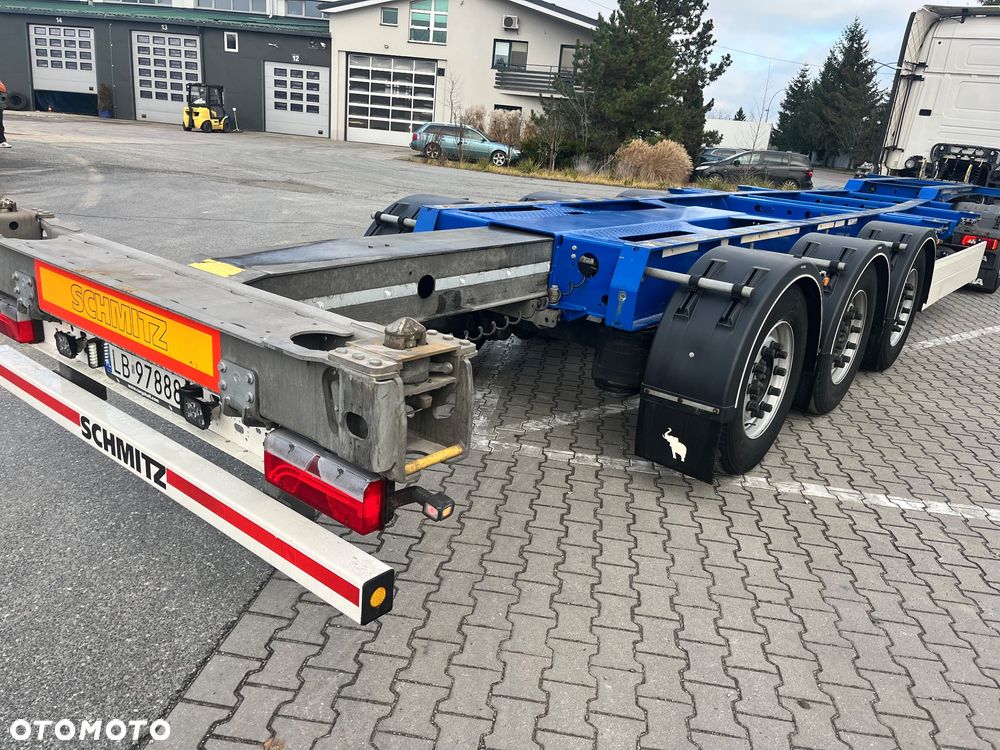 Schmitz Cargobull SCB / Podkontenerowa / pod kontenerowa / 20" 2x20" 40" / super stan / opony 70% / 2 osie podnoszone / mało używana - 21