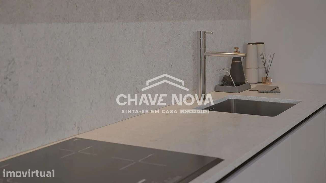 Apartamento T1 Novo com Varanda e Lugar de Garagem  Vila Nova de Gaia - Grande imagem: 4/16
