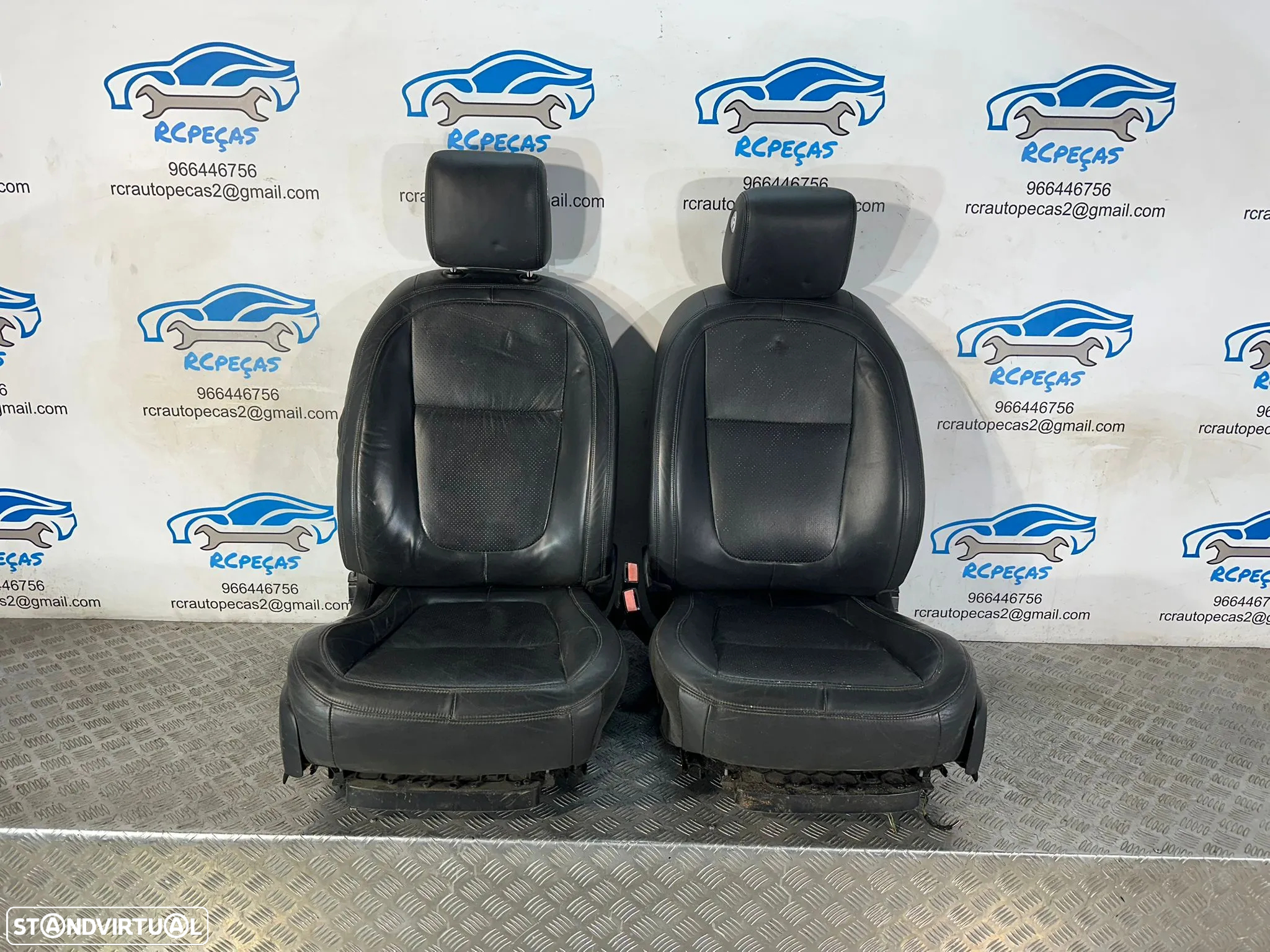 Conjunto Bancos Pele Frente Frontal Tras Traseiro Jaguar XF X250 2007 - 2015 - 9