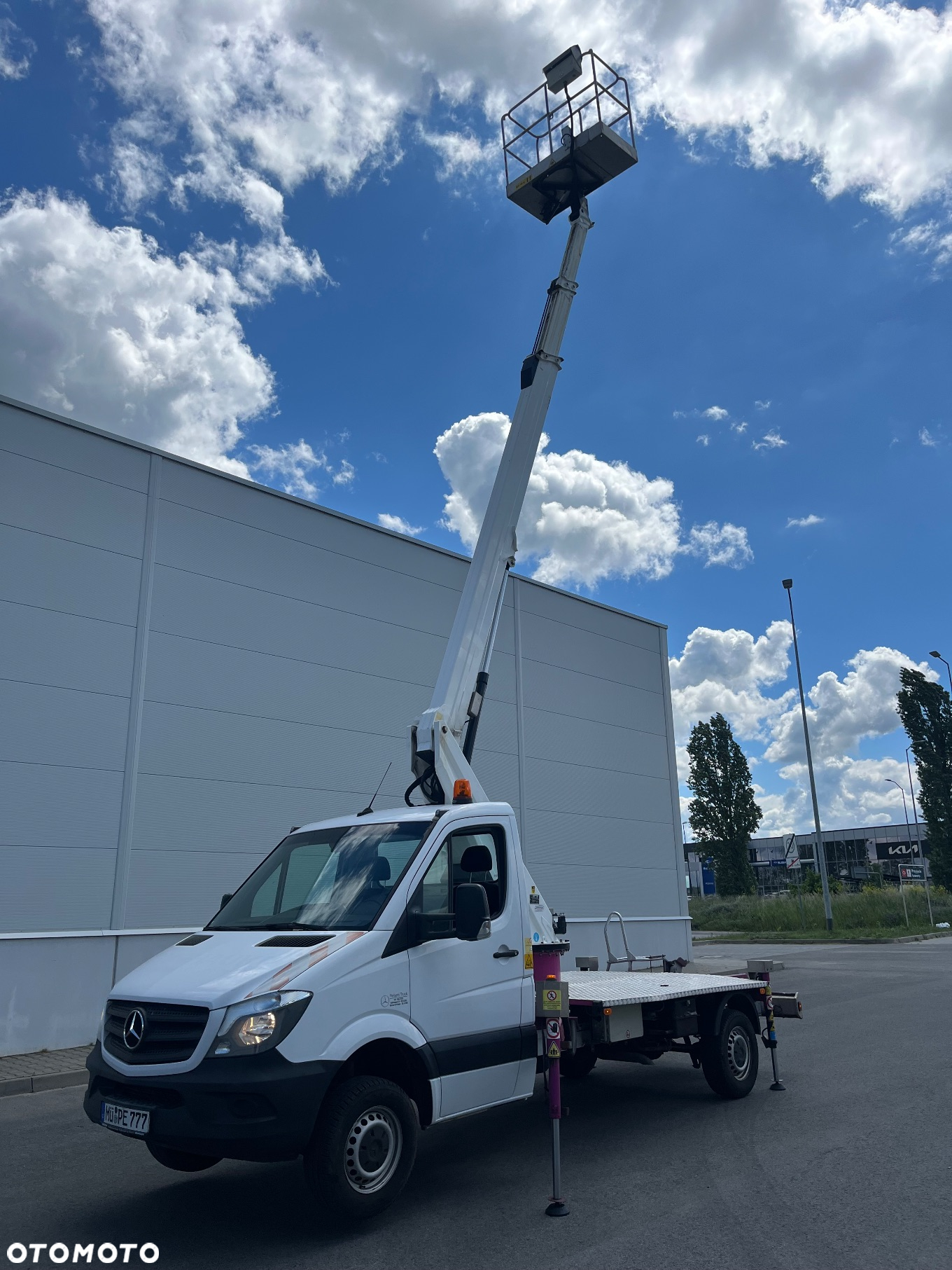 Mercedes-Benz Podnośnik Koszowy Zwyżka GSR 180T 18 metrów 13 metrów w Bok!Super Stan! UDT! jak Wumag Ruthmann Multitel! Kosz 300KG - 12