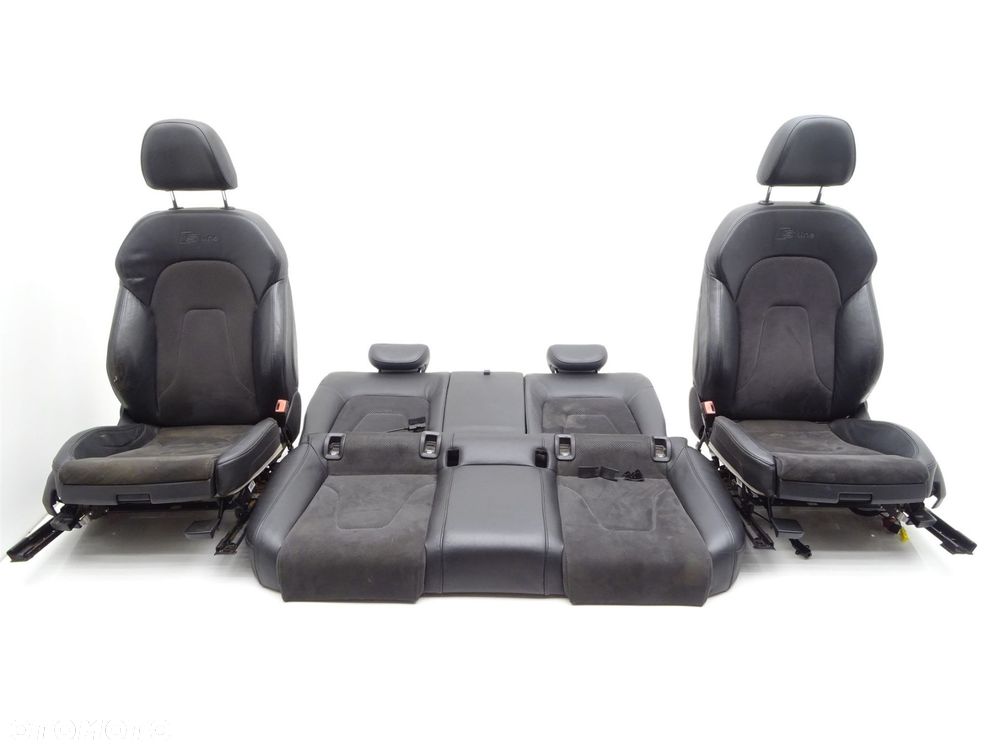 Fotele kanapa siedzenia komplet s-line półskóra 8t0880242d audi a5 8t coupe - 2