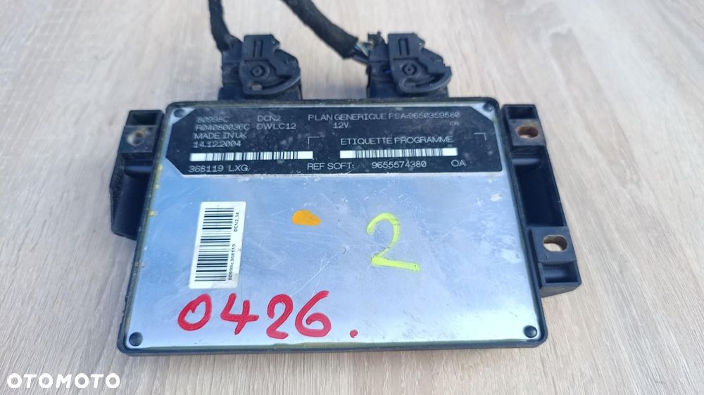 STEROWNIK KOMPUTER SILNIKA ECU CITROEN BERLINGO I 1 2003 9655574380 - 3