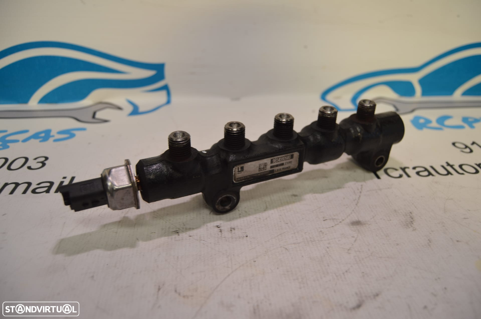 REGUA INJETOR INJETORES MINI COOPER R56 1.6D 16V 110CV 9HZ 9654592680 CLUBMAN R55 CABRIO R57 PEUGEOT PARTNER 207 307 308 407 CITROEN BERLINGO C2 C3 C4 MAZDA 3 FORD FOCUS FIESTA CMAX C-MAX INJECTOR INJECTORES - 14