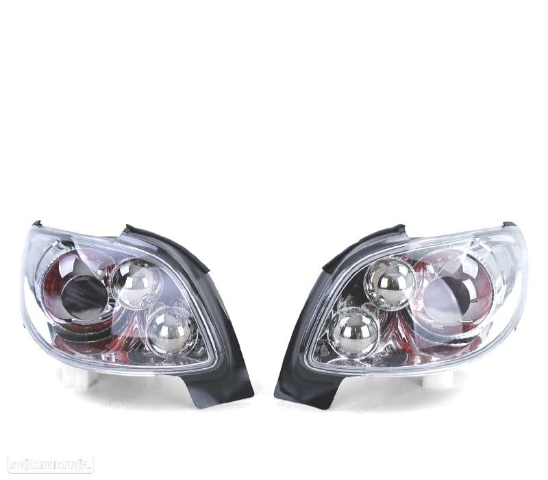 PILOTOS PEUGEOT 206 CC 98-09 FUNDO CROMADO - 3