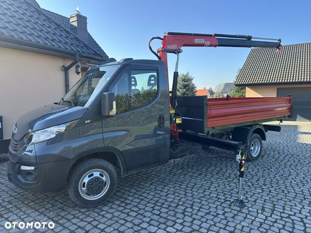 Iveco 35C14 Wywrotka + hds 2700kg - 11