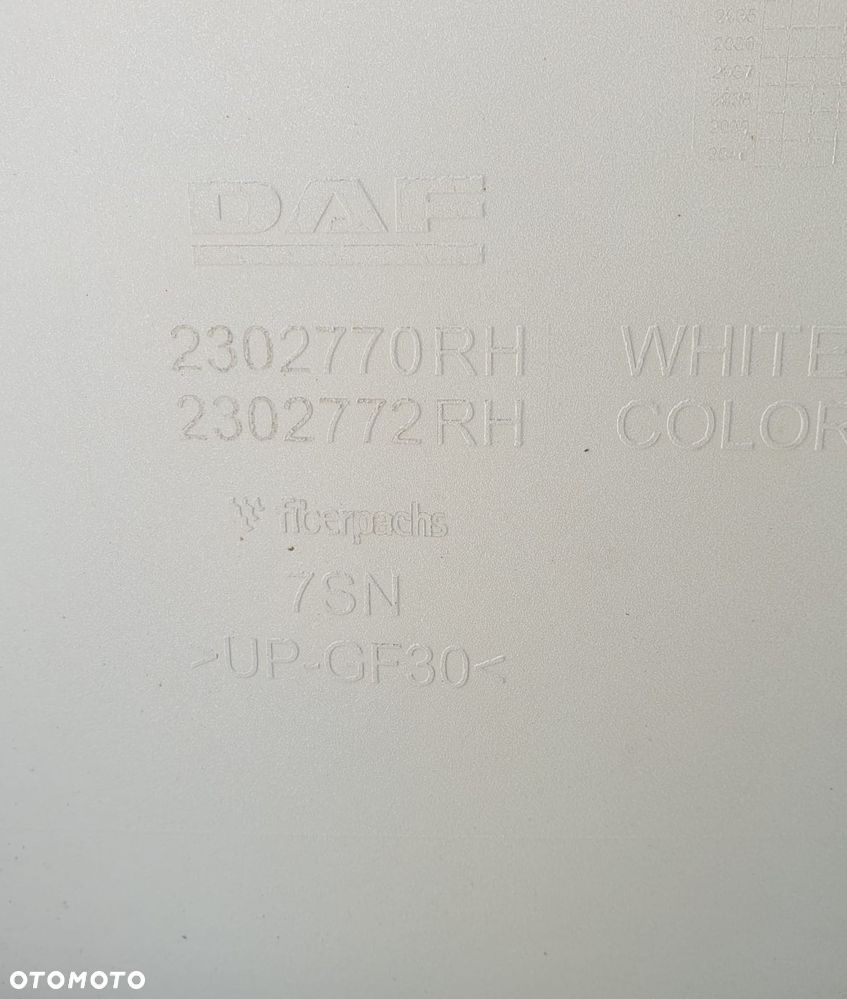 SPOJLER ZAKABINOWY OWIEWKA PRAWY DAF XG / XF ORYGINAŁ 2302770  2302772 RH - 5