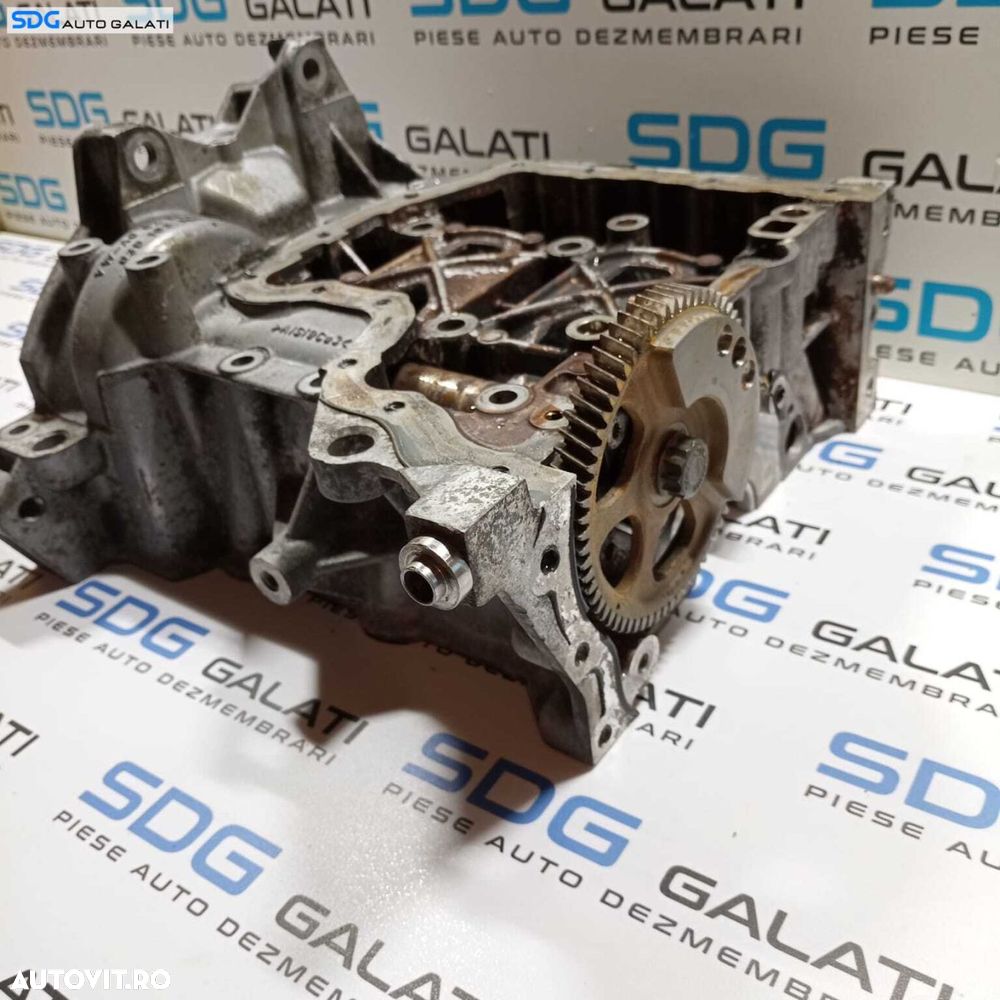 Bloc Motor Inferior cu Pompa Ulei Volkswagen Polo 6R 1.2 B CGPA CGPB 2009 - 2015 Cod 03D103166H [X1001] - 2