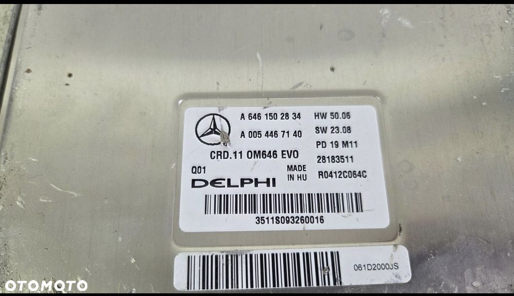 komputer silnika sterownik ecu mercedes 2.2 cdi a6461502834 a0054467140 - 2