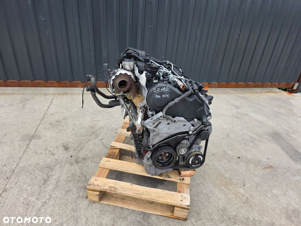 SILNIK KOMPLETNY AUDI VW SEAT SKODA 2.0 TDI CBD CBDC 144801 KM ORYGINAŁ ! - 1