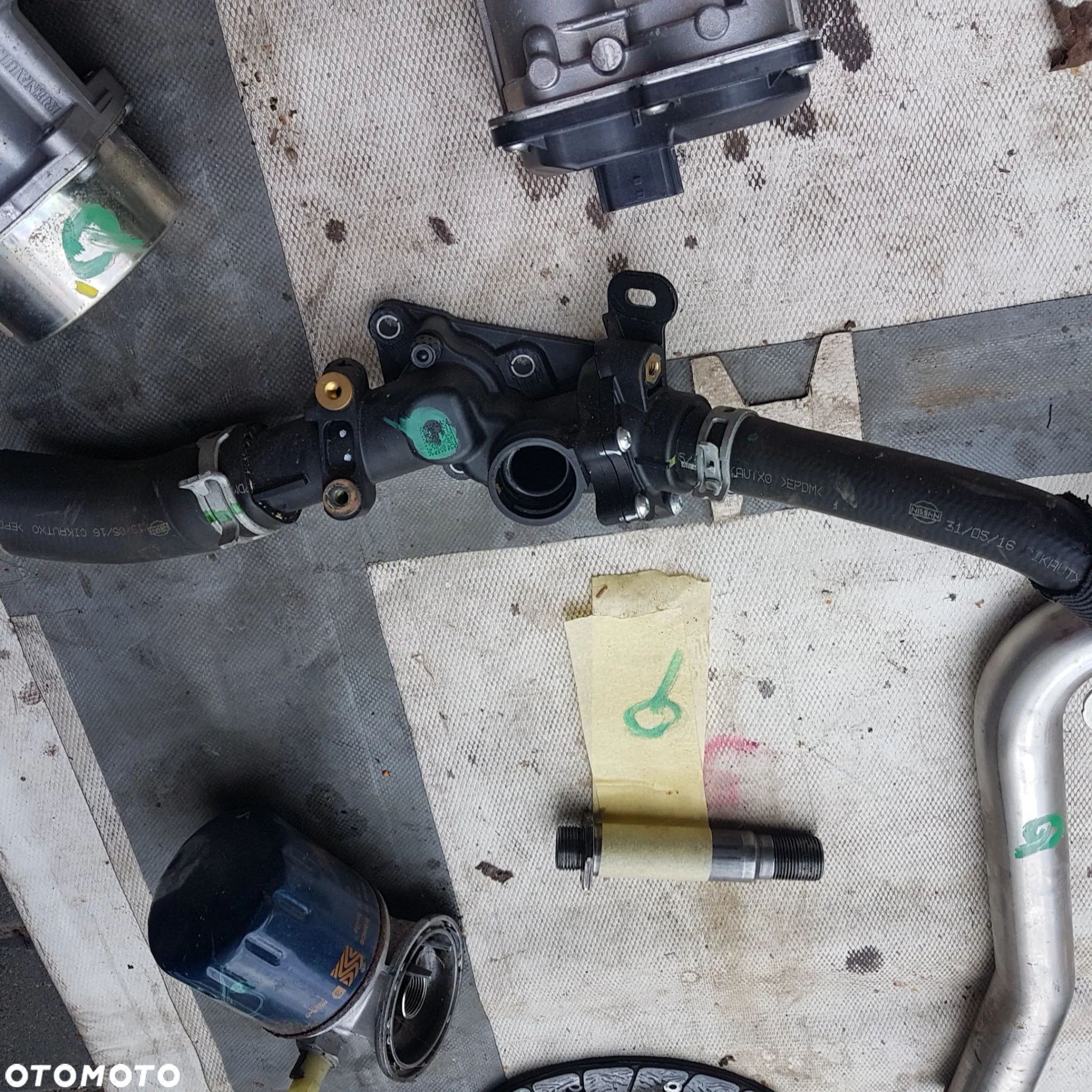 przepustnica zawór egr rurka  nissan juke qashqai renault megane dacia mercedes Duster Lodgy Clio 3 Fluence Laguna 3 Latitude Megane 3 Scenic 3 1.5 dci jak nowy oryginał - 14