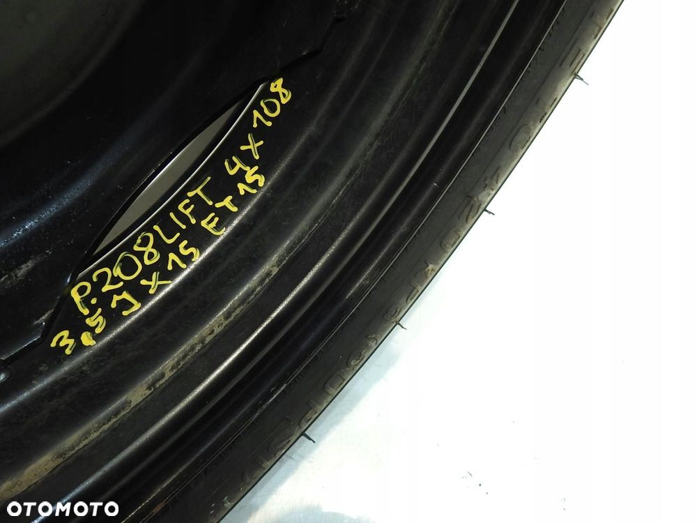 KOŁO ZAPASOWE 4X108 PEUGEOT 208 - 2