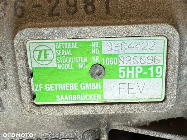 5HP19 FEV automatyczna skrzynia biegów VAG Audi Volkswagen 1.8T AWT - 3