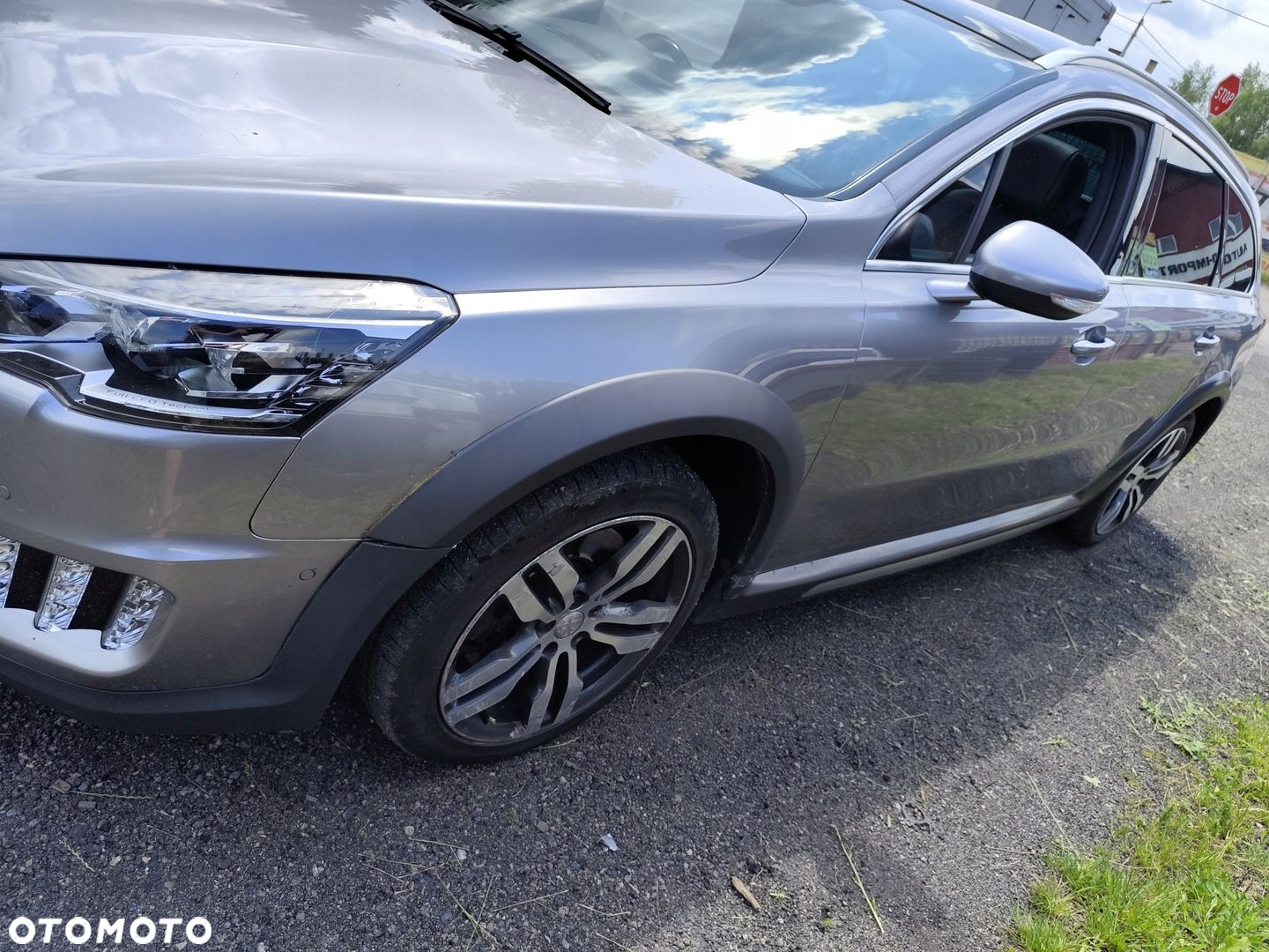 PEUGEOT 508 RXH LIFT 14-18 BŁOTNIK PRZEDNI LEWY PRZÓD LISTWA KOLOR KCAD - 16