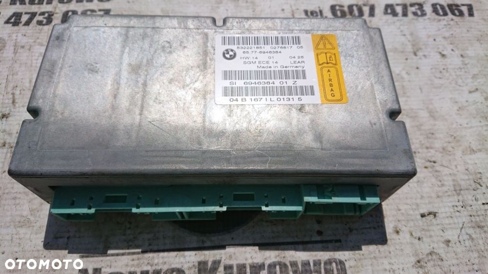 BMW E60 E61 Moduł Sensor Poduszek AIRBAG 6946384 - 2