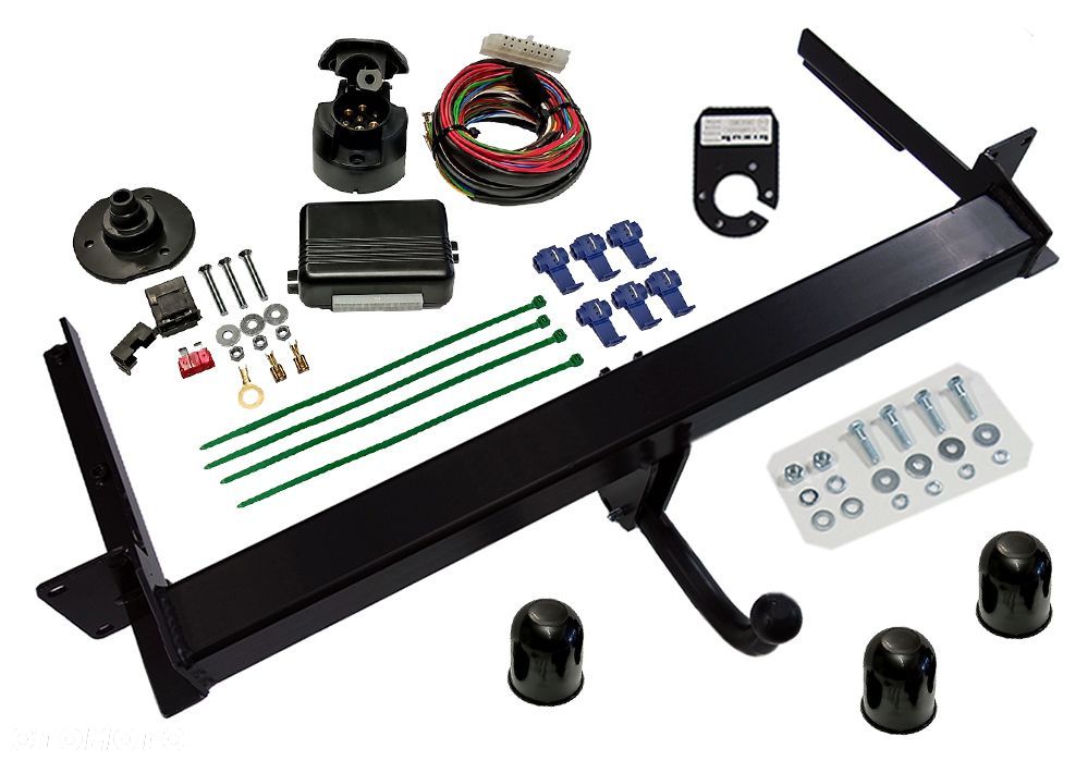 HAK HOLOWNICZY + MODUŁ 7P + WIĄZKA + GNIAZDO OPEL ASTRA 3 H III od 2004 KOMBI - 10