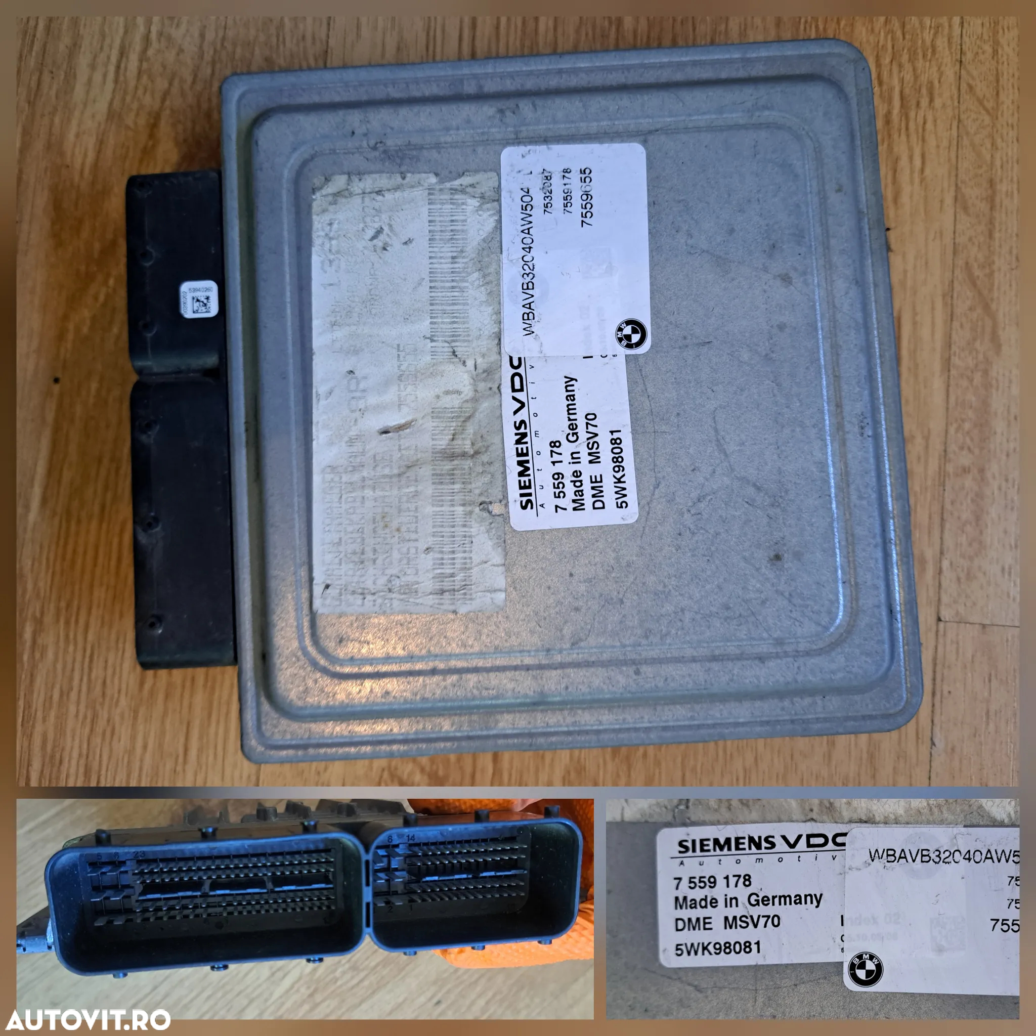 Calculator ecu modul motor bmw seria 1 seria 3 seria 5 seria 6 seria 7 audi A2 - 5