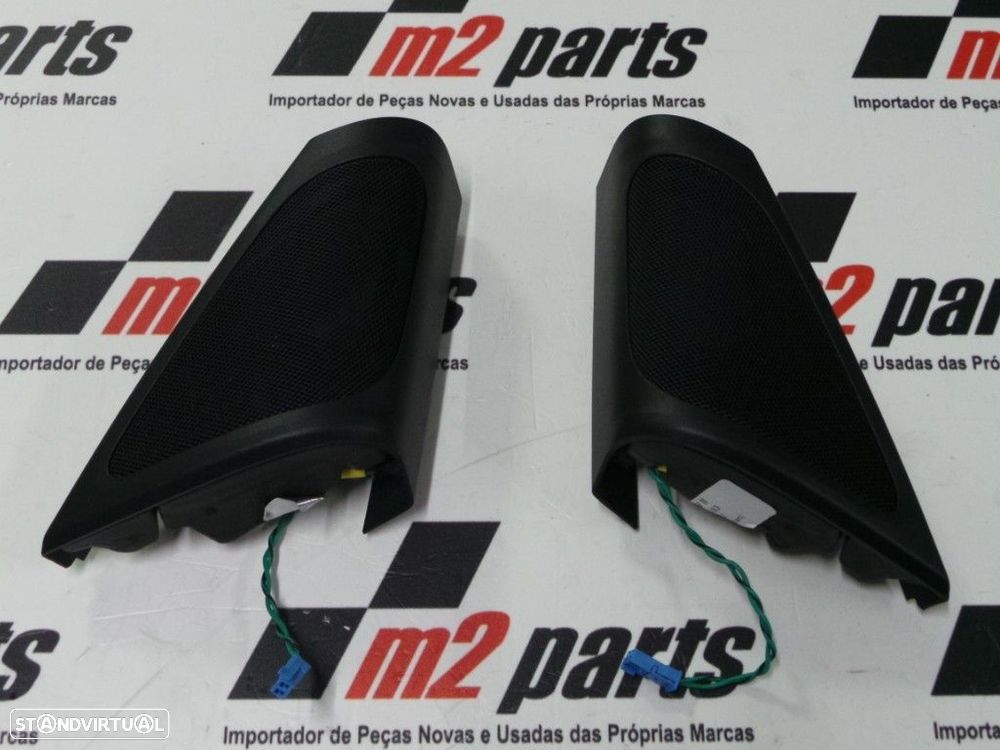 Resguardo c/ tweeters Frente Seminovo/ Original BMW Série 7 51417458447 - 1