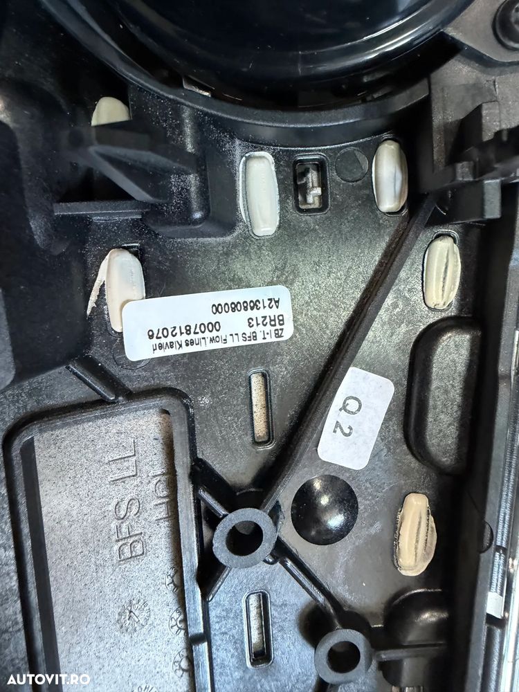 Ornamente interior piano black Mercedes E class w213 Ornament Bord piano black bagheta 4 butoane - 8