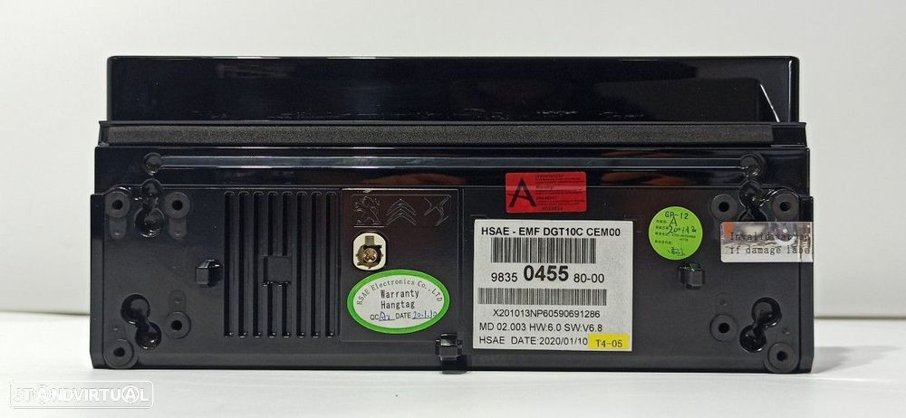 TELA/ECRÃ MULTIFUNÇÕES PEUGEOT 508 SW ALLURE - 4