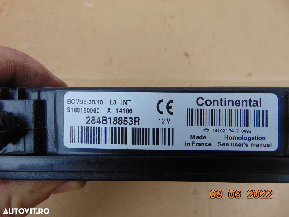 Modul confort Renault Megane 3 an 2008-2016 Scenic 3 grand scenic modul bcm - 2
