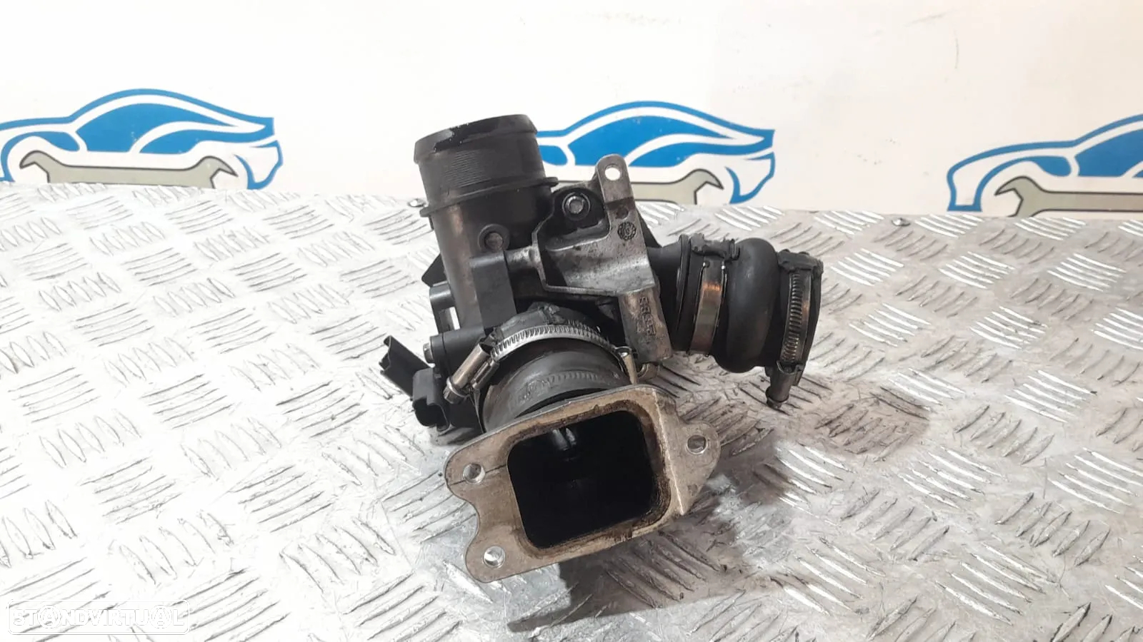CORPO BORBOLETA VALVULA EGR MINI COOPER R56 1.6D 16V 109CV 9HZ 9655971880 CLUBMAN R55 CABRIO R57 - 4