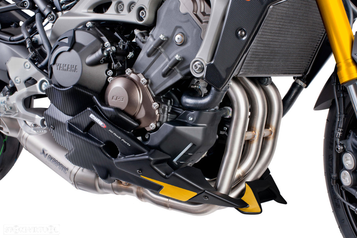 mt-09 spoilers ( bico de pato ) quilha yamaha mt09 - mt09 tracer puig - 2